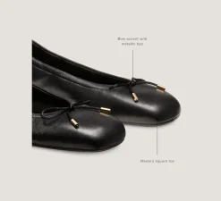 Stuart Weitzman The Work Essentials Edit|The Best Sellers Edit-CHANGE LOCATION Crushed Metallic Leather/Ballet