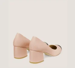 Stuart Weitzman The SW Extended Sizes Collection|Pumps & Heels-CHANGE LOCATION Lacquered Nappa Leather/Dolce & black
