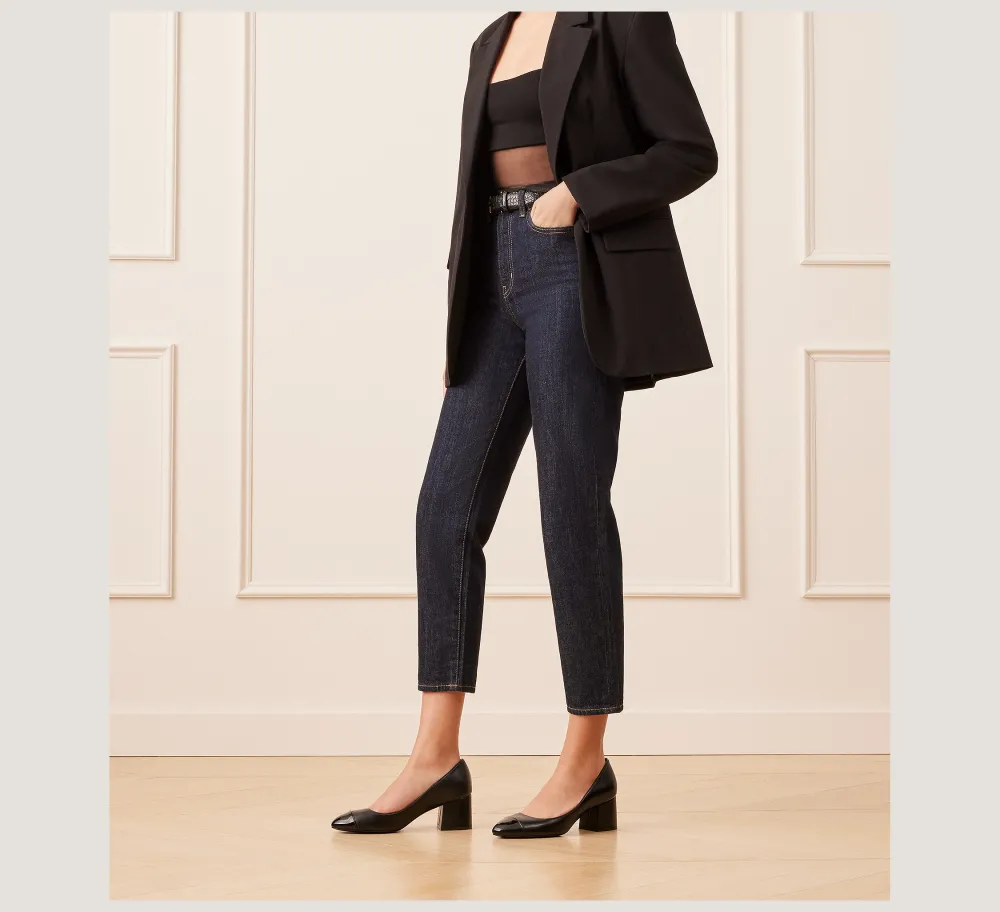 Stuart Weitzman The SW Extended Sizes Collection|Pumps & Heels-CHANGE LOCATION Lacquered Nappa Leather/Dolce & black