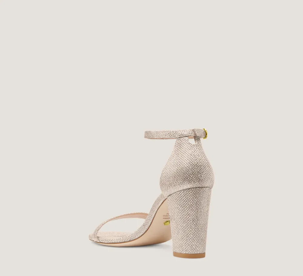 Stuart Weitzman The SW Extended Sizes Collection|Sandals-CHANGE LOCATION New Noir/Poudre Blush Pink