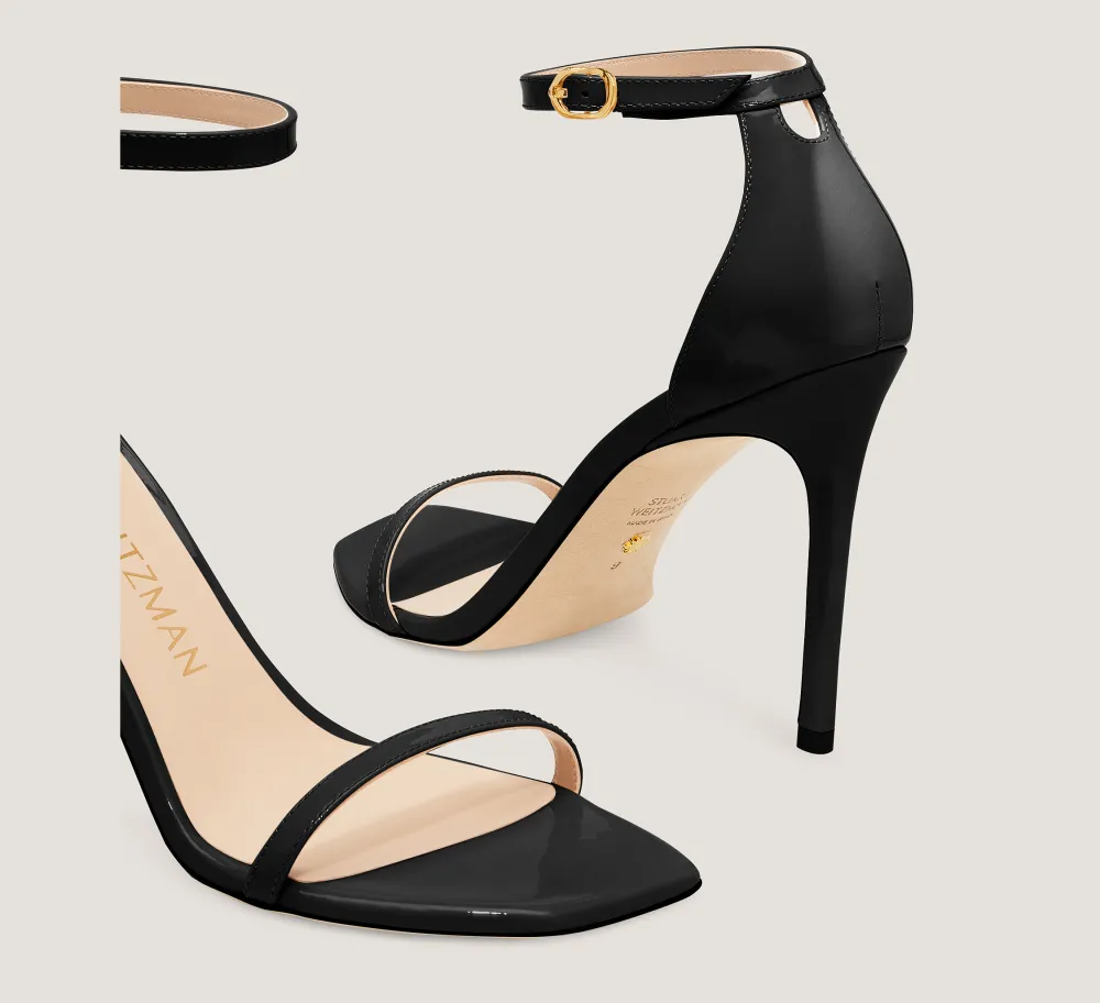 Stuart Weitzman The Occasion Edit|The SW Extended Sizes Collection-CHANGE LOCATION Patent leather/Black