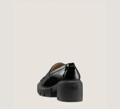 Stuart Weitzman The SW Extended Sizes Collection|Flats & Loafers-CHANGE LOCATION Patent leather/Black