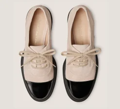 Stuart Weitzman Flats & Loafers|The Work Essentials Edit-CHANGE LOCATION Sport suede & spazzolato/Sabbia & Black
