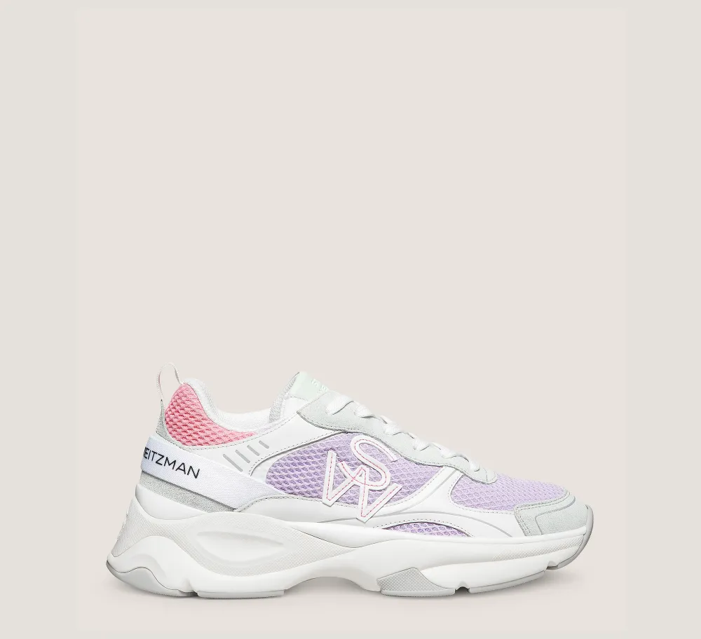 Stuart Weitzman The SW Exclusives Collection|Sneakers-CHANGE LOCATION Calf leather & mesh/Pastel Multi