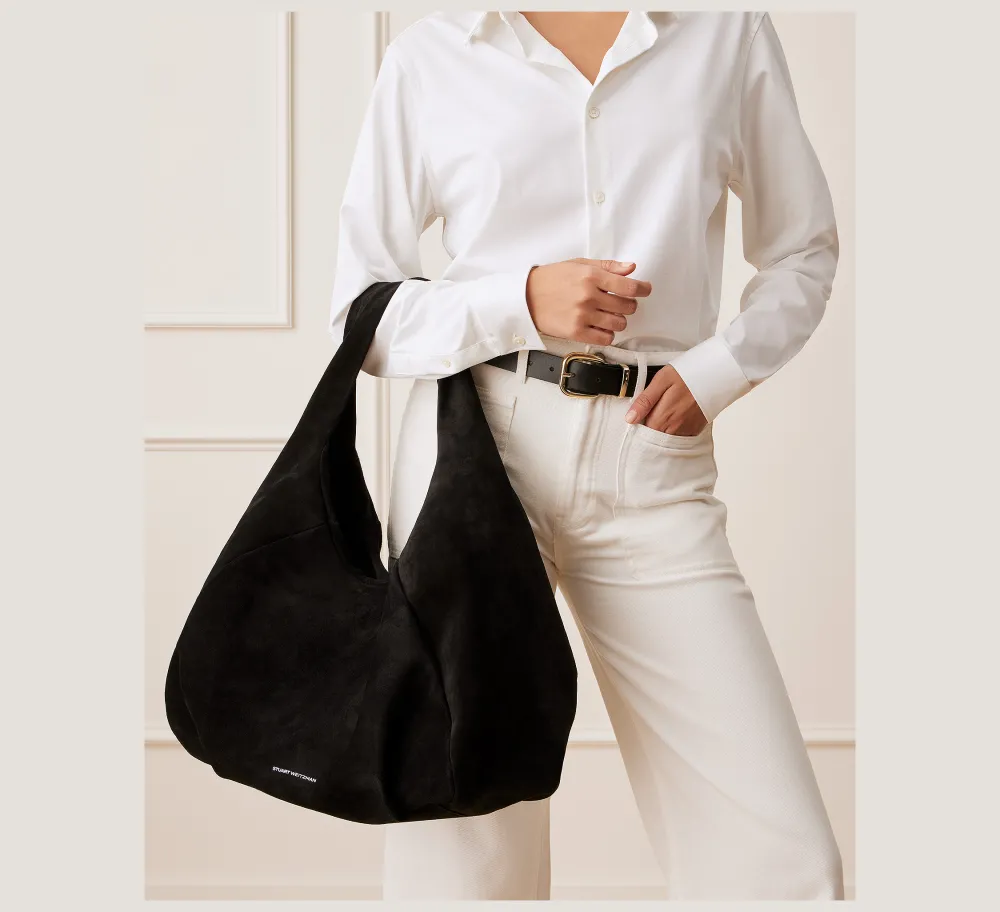 Stuart Weitzman HANDBAGS-CHANGE LOCATION Soft nappa leather/Oat