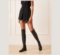 Stuart Weitzman The SW Extended Sizes Collection|Boots & Booties-CHANGE LOCATION Calf Leather/Black