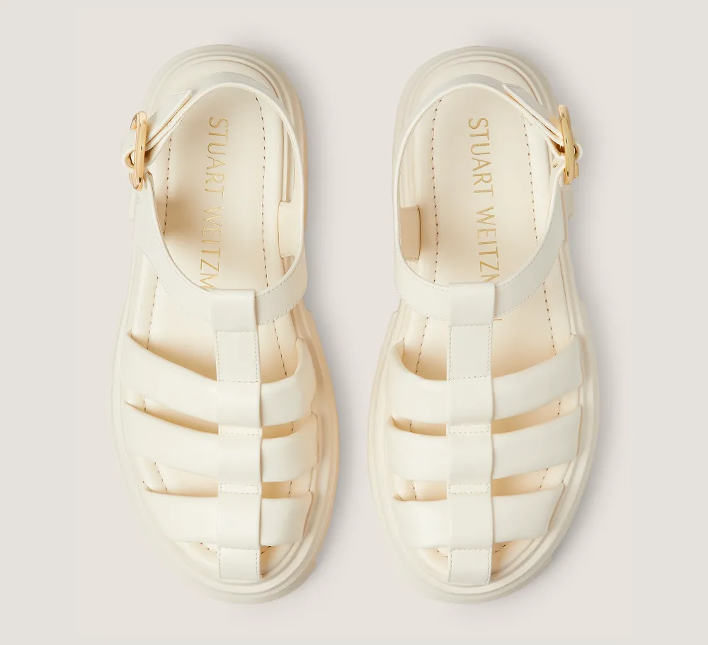 Stuart Weitzman Flat & Low Heel Sandals|The Best Sellers Edit-CHANGE LOCATION Seashell Tonal