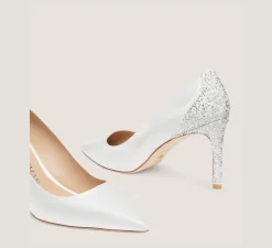 Stuart Weitzman The Bridal Collection|The SW Exclusives Collection-CHANGE LOCATION Satin/White