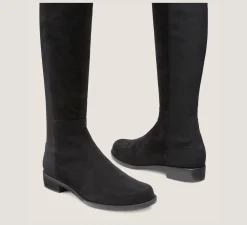 Stuart Weitzman The SW Extended Sizes Collection|Boots & Booties-CHANGE LOCATION Suede/Black