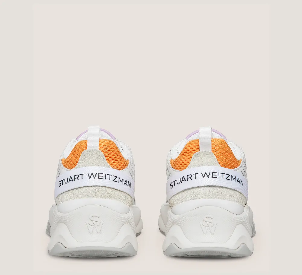 Stuart Weitzman The SW Exclusives Collection|Sneakers-CHANGE LOCATION Calf leather & mesh/Light Beige