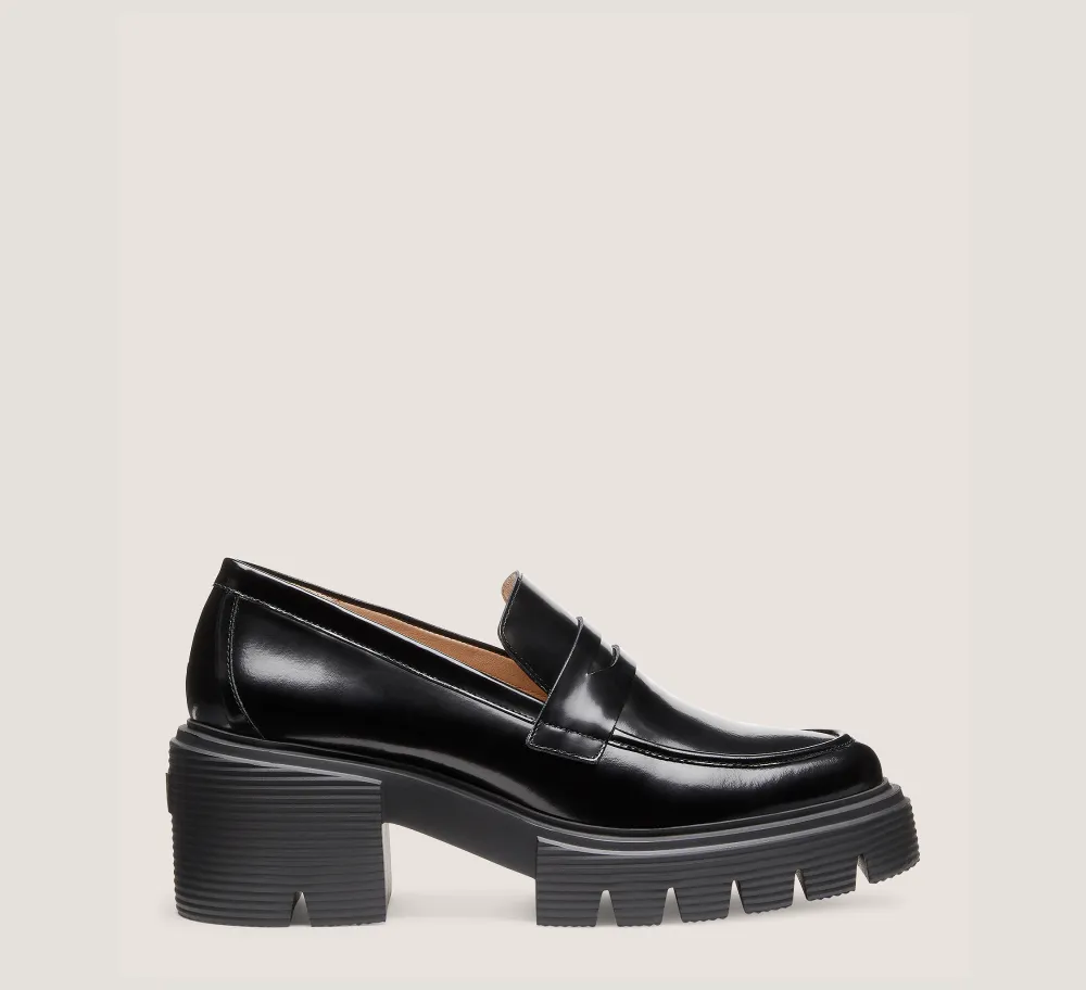 Stuart Weitzman The SW Extended Sizes Collection|Flats & Loafers-CHANGE LOCATION Spazzolato/Black