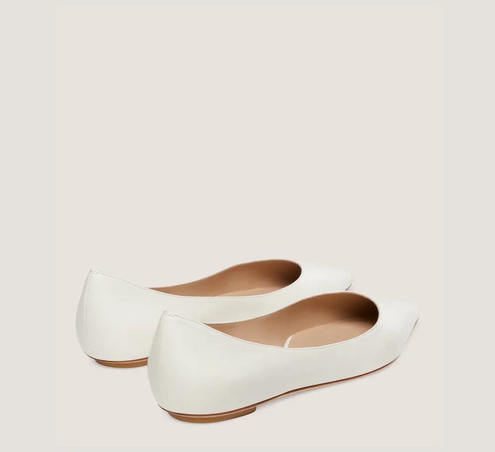 Stuart Weitzman The Work Essentials Edit|The Bridal Collection-CHANGE LOCATION Lacquered Nappa Leather/Cream