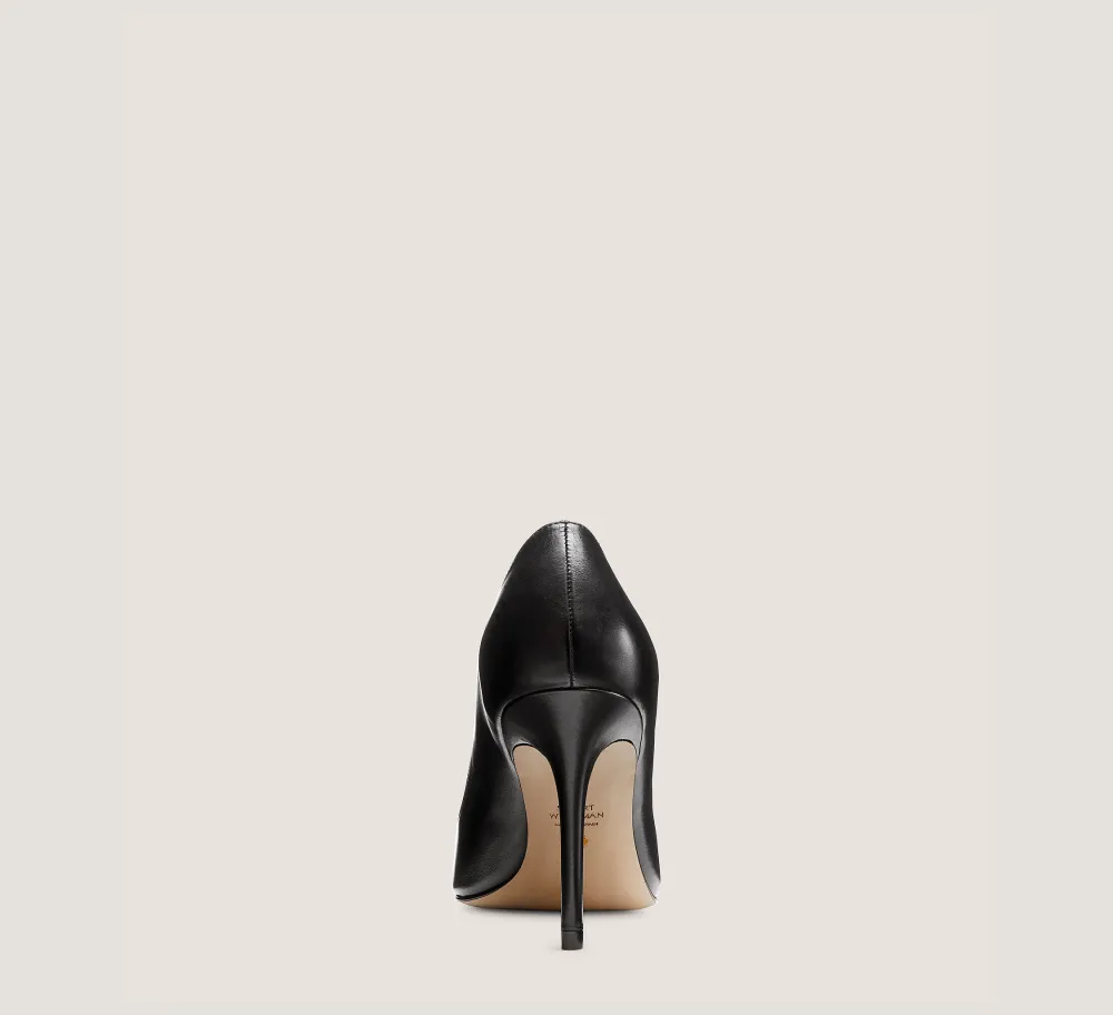 Stuart Weitzman The SW Extended Sizes Collection|Pumps & Heels-CHANGE LOCATION Smooth Leather/Black