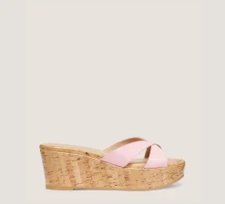 Stuart Weitzman Mid Heel Sandals|Wedges & Espadrilles-CHANGE LOCATION Patent leather/Blossom